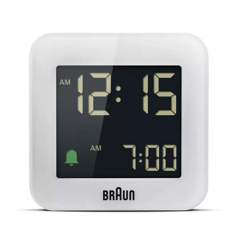 Braun BC08 Digitaler Wecker Weiß