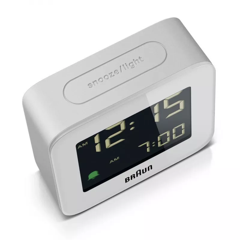 Braun BC08 Digitaler Wecker Weiß