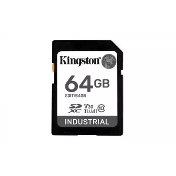 Kingston Technology 64 GB SDXC Industrie-Flash-Speicher UHS-I pSLC