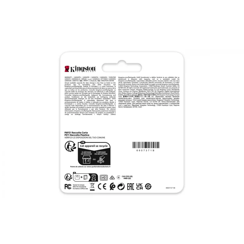 Kingston Technology 64 GB SDXC Industrie-Flash-Speicher UHS-I pSLC