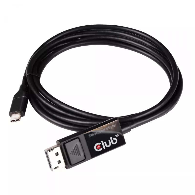 CLUB3D USB-Typ-C-Kabel auf DP 1.4 8K60Hz M/M 1,8m/5,9ft