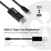 CLUB3D USB-Typ-C-Kabel auf DP 1.4 8K60Hz M/M 1,8m/5,9ft