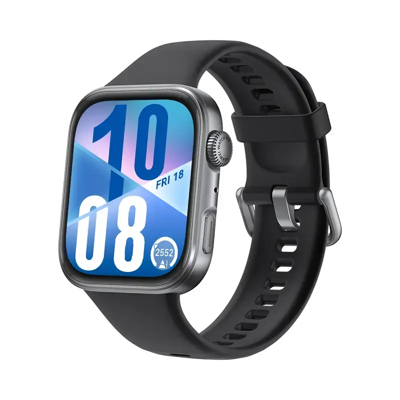 Smartwatch HUAWEI WATCH FIT 4 — 1,82 Zoll (4,62 cm) Display, GPS, 400 mAh, Aluminiumgehäuse 38 mm, schwarz, Polymerband