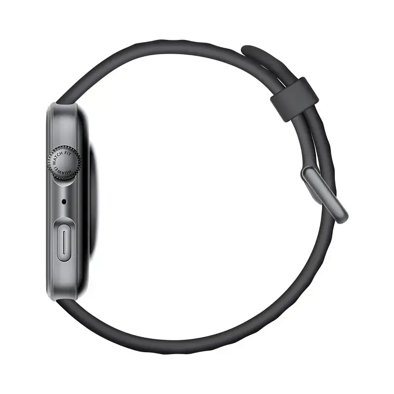 Smartwatch HUAWEI WATCH FIT 4 — 1,82 Zoll (4,62 cm) Display, GPS, 400 mAh, Aluminiumgehäuse 38 mm, schwarz, Polymerband