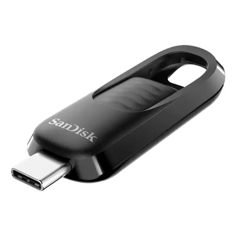 WESTERN DIGITAL Sandisk Ultra Slider – 256 GB USB-Stick – USB-C 3.2 Gen 1 – einziehbarer Stecker