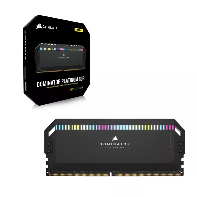 CORSAIR Speicher 32 GB DDR5 (2x16 GB) DRAM 6000 MT/s CL30 AMD EXPO & Intel XMP Speicher-Kit Vengeance RGB