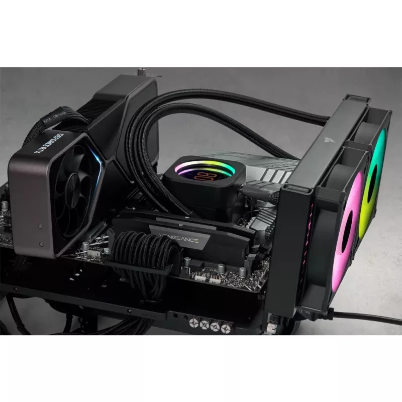 CORSAIR Arbeitsspeicher 32GB (2x16GB) DDR5 DRAM 6000MT/s CL36 AMD Expo & Intel XMP Kit Vengeance