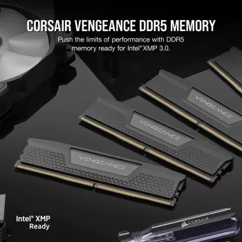 CORSAIR Arbeitsspeicher 32GB (2x16GB) DDR5 DRAM 7200MT/s CL34 Speicherkit Vengeance - Schwarz