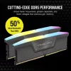 CORSAIR Memory 64GB (2x32GB) DDR5 DRAM 5200MT/s CL40 AMD EXPO & Intel XMP Memory Kit Vengeance RGB