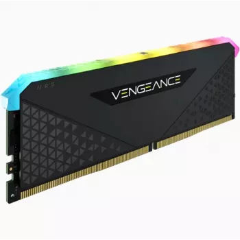 CORSAIR Arbeitsspeicher 16GB DDR4 (1 x 16GB) DRAM 3200MHz C16 Speicherkit Vengeance RGB RS