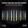 CORSAIR Speicher 32GB DDR5 (2x16GB) DRAM 6400MT/s CL32 Vengeance RGB Speicherkit - Schwarz