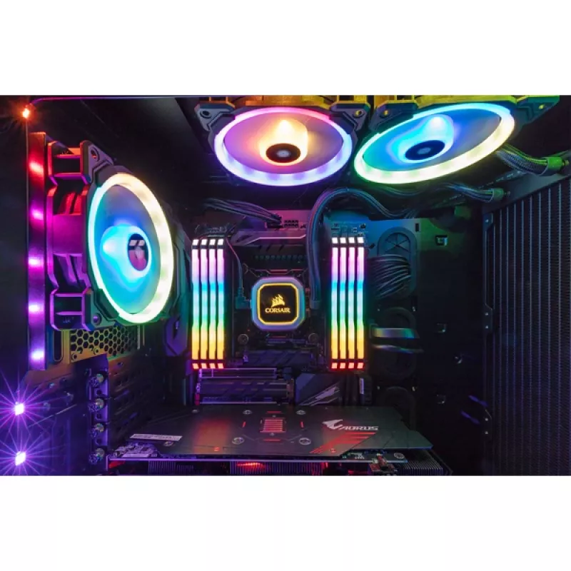 Corsair Vengeance RGB PRO 16 GB (2x8 GB) DDR4-2933 CL16 Arbeitsspeicher-Kit, Schwarz
