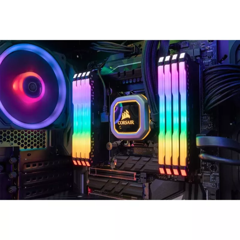 Corsair Vengeance RGB PRO 16 GB (2x8 GB) DDR4-2933 CL16 Arbeitsspeicher-Kit, Schwarz