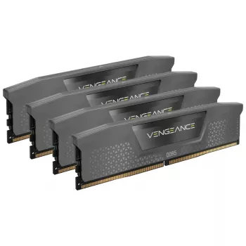 DIMM 64 GB DDR5-6000 (4x 16 GB) Quad-Kit, Arbeitsspeicher schwarz, CMK64GX5M4B6000Z36, Vengeance, AMD EXPO