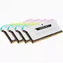 CORSAIR Arbeitsspeicher 64GB DDR4 (4 x 16GB) DRAM 3200MHz C16 Speicherkit Vengeance RGB Pro Sl White