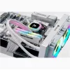 CORSAIR Arbeitsspeicher 64GB DDR4 (4 x 16GB) DRAM 3200MHz C16 Speicherkit Vengeance RGB Pro Sl White