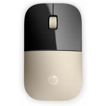 HP Z3700 Gold Wireless Mouse, beidhändig, optisch, RF Wireless, 1200 DPI, Gold
