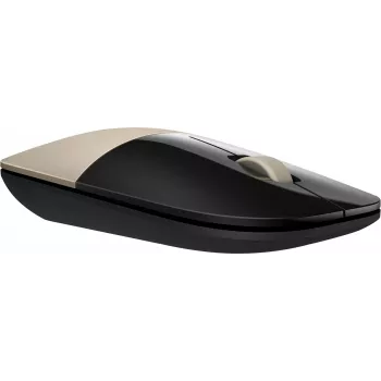 HP Z3700 Gold Wireless Mouse, beidhändig, optisch, RF Wireless, 1200 DPI, Gold