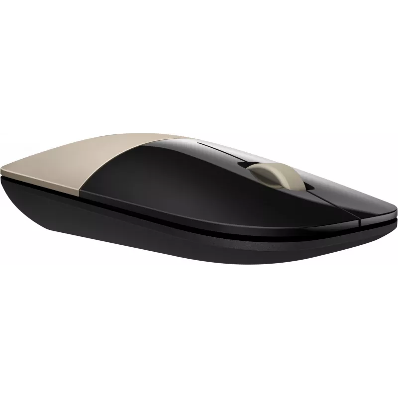 HP Z3700 Gold Wireless Mouse, beidhändig, optisch, RF Wireless, 1200 DPI, Gold