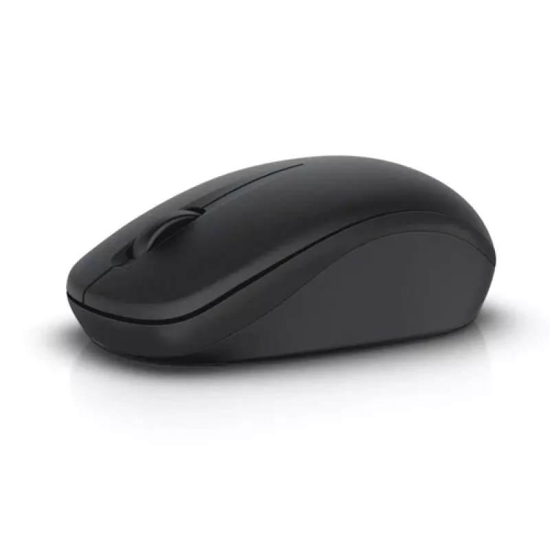 DELL Schwarz Wireless Maus-WM126, beidhändig, optisch, RF Wireless, 1000 DPI, schwarz