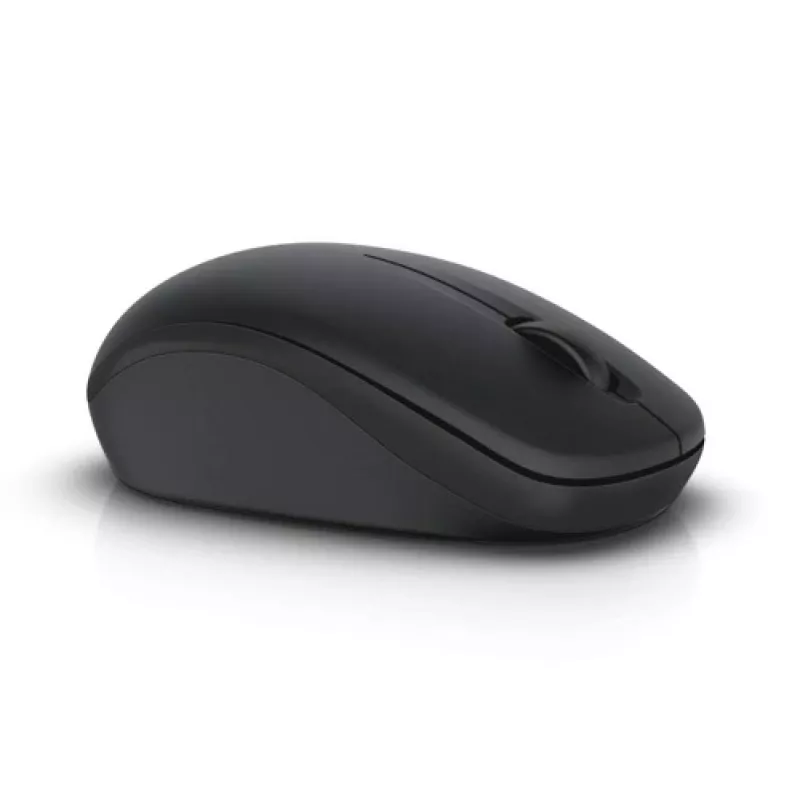 DELL Schwarz Wireless Maus-WM126, beidhändig, optisch, RF Wireless, 1000 DPI, schwarz