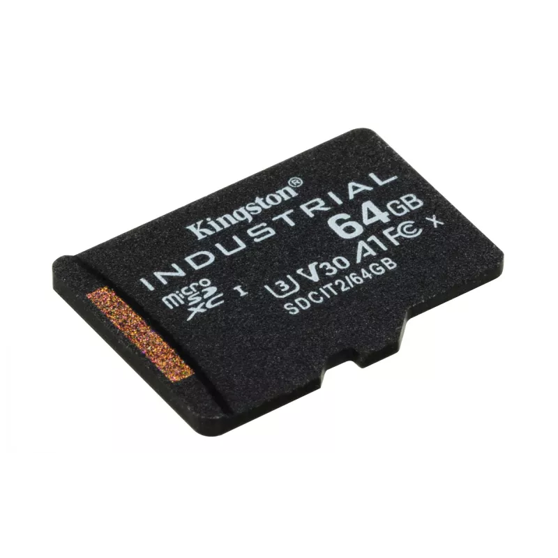 Kingston Technology 64 GB microSDXC Industrial C10 A1 pSLC Karte + SD-Adapter