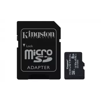 Kingston Technology 8GB microSDHC Industrial C10 A1 pSLC Karte + SD-Adapter