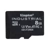 Kingston Technology 8GB microSDHC Industrial C10 A1 pSLC Karte + SD-Adapter