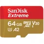 WESTERN DIGITAL Extreme microSDXC 64GB SD-Adapter Action-Cams und Drohnen 170MB/s 80MB/s A2 C10 V30 UHS-I U3