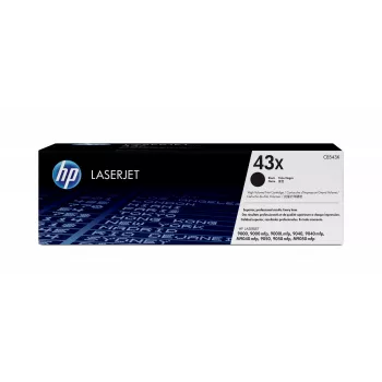 HP 43X High Yield Schwarz Original LaserJet Tonerkartusche, 30000 Seiten, Schwarz, 1 Stk.