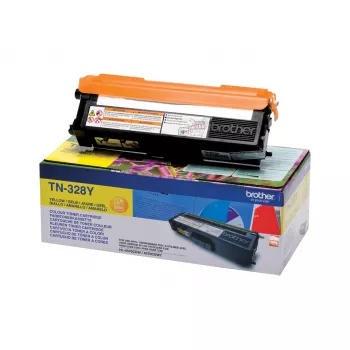 Brother TN-328Y Tonerkartusche 1 Stk. Original Gelb