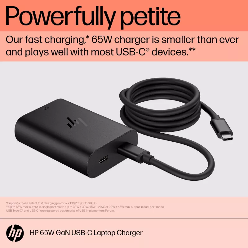 HP 65 W GaN USB-C Laptop-Ladegerät