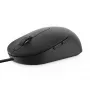 DELL Pro Wired Mouse - MS3220 - Schwarz, beidhändig, Laser, USB Typ-A, 3200 DPI, 2 ms, Schwarz