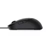 DELL Pro Wired Mouse - MS3220 - Schwarz, beidhändig, Laser, USB Typ-A, 3200 DPI, 2 ms, Schwarz