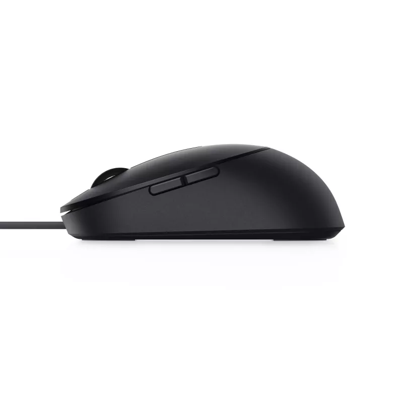 DELL Pro Wired Mouse - MS3220 - Schwarz, beidhändig, Laser, USB Typ-A, 3200 DPI, 2 ms, Schwarz