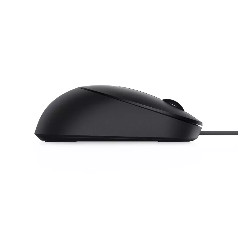 DELL Pro Wired Mouse - MS3220 - Schwarz, beidhändig, Laser, USB Typ-A, 3200 DPI, 2 ms, Schwarz