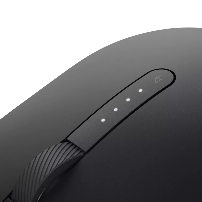 DELL Pro Wired Mouse - MS3220 - Schwarz, beidhändig, Laser, USB Typ-A, 3200 DPI, 2 ms, Schwarz