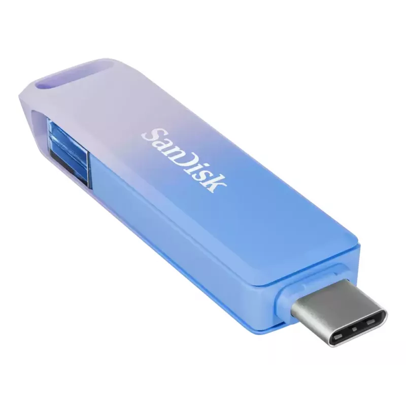 WESTERN DIGITAL SanDisk Creator Phone Drive - 128 GB USB-Stick - USB-C/Lightning - Blau
