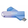 WESTERN DIGITAL SanDisk Creator Phone Drive - 128 GB USB-Stick - USB-C/Lightning - Blau