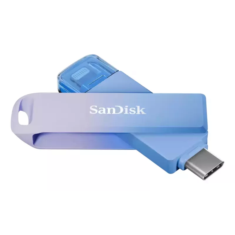 WESTERN DIGITAL SanDisk Creator Phone Drive - 128 GB USB-Stick - USB-C/Lightning - Blau
