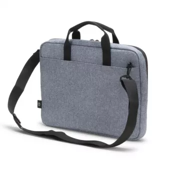 DICOTA schlank Eco Motion – 14-15.6 Zoll Notebook-Tasche – Denimblau / 600d RPE Polyester