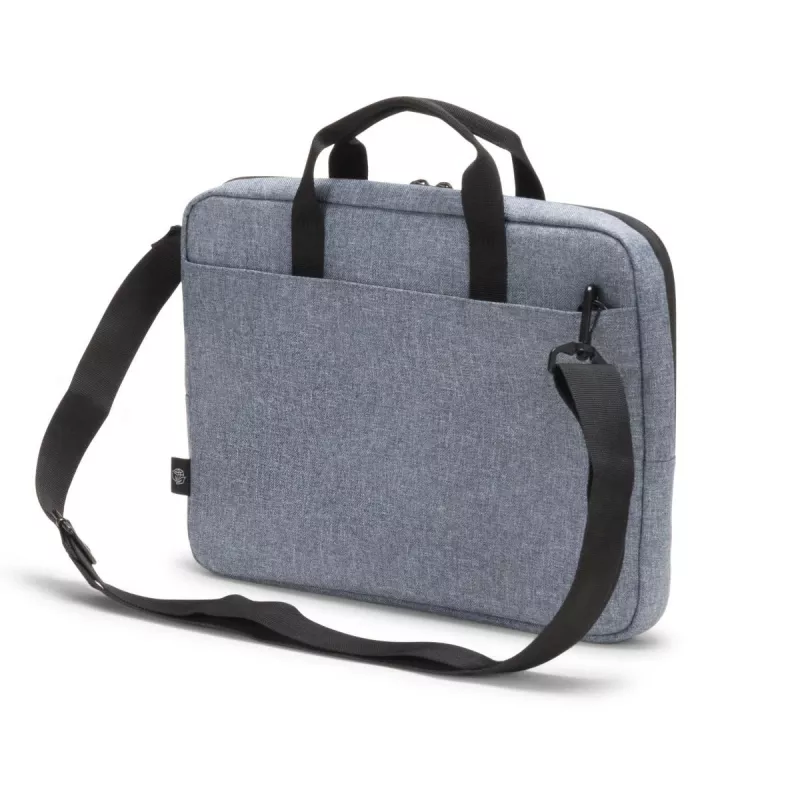 DICOTA schlank Eco Motion – 14-15.6 Zoll Notebook-Tasche – Denimblau / 600d RPE Polyester