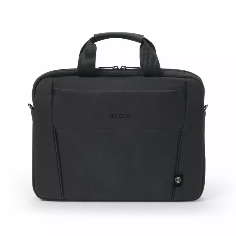DICOTA Eco schlank Case Base - 15-15.6in Notebook-Tasche - Schwarz / 300d Rpet Polyester