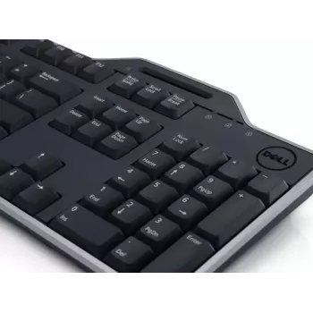 Tastatur DELL KB813 Universal USB QWERTZ German Schwarz