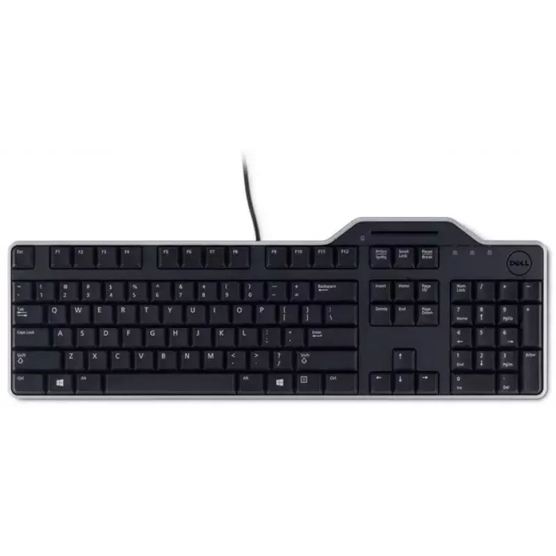 Tastatur DELL KB813 Universal USB QWERTZ German Schwarz