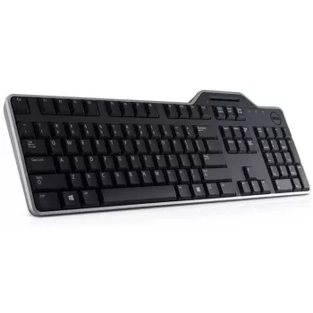 Tastatur DELL KB813 Universal USB QWERTZ German Schwarz