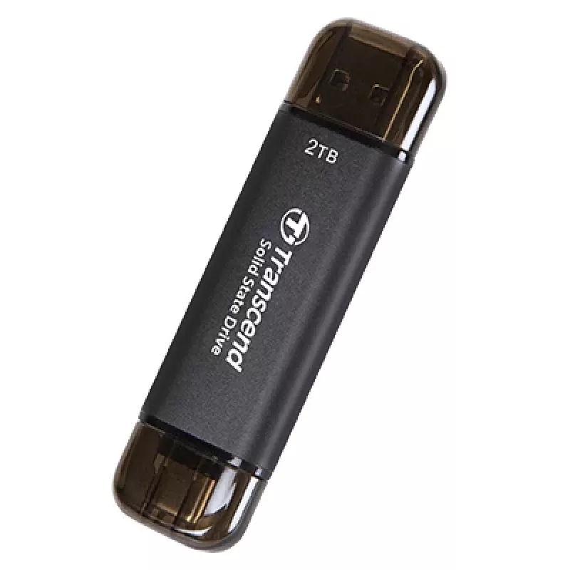 TRANSCEND Esd310c - 2 TB portable SSD - USB Typ-A / USB Typ-C