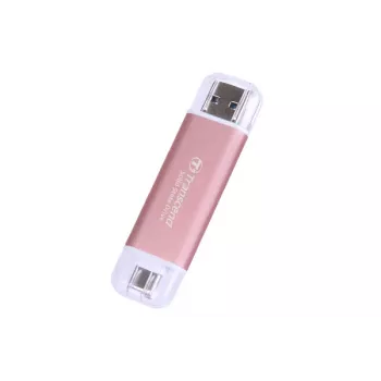 TRANSCEND Esd310p - 512 GB tragbare SSD - USB Typ-A / USB Typ-C - Pink