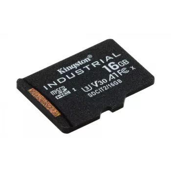 Kingston Technology 16GB microSDHC Industrial C10 A1 pSLC Card Einzelpackung ohne Adapter