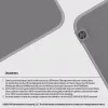 HP 100 Desinfizierbares Mauspad, Grau, Einfarbig, Polyester, Gummi